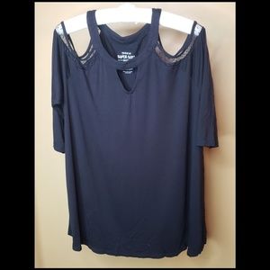 Torrid Cold Shoulder Super Soft Knit Top